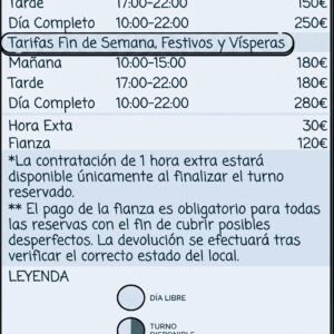 Reserva de la sala